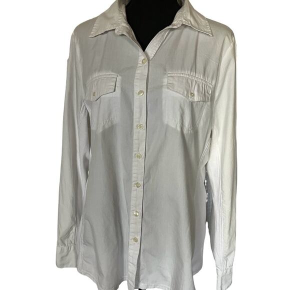 Converse One Star White long Sleeve Top- Perfect Oversized shirt - Picture 7 of 13